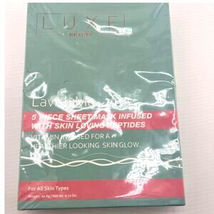 Luxe Beauty Lavish Me 5-Piece Face Mask Set Vitamin-infused skin glow